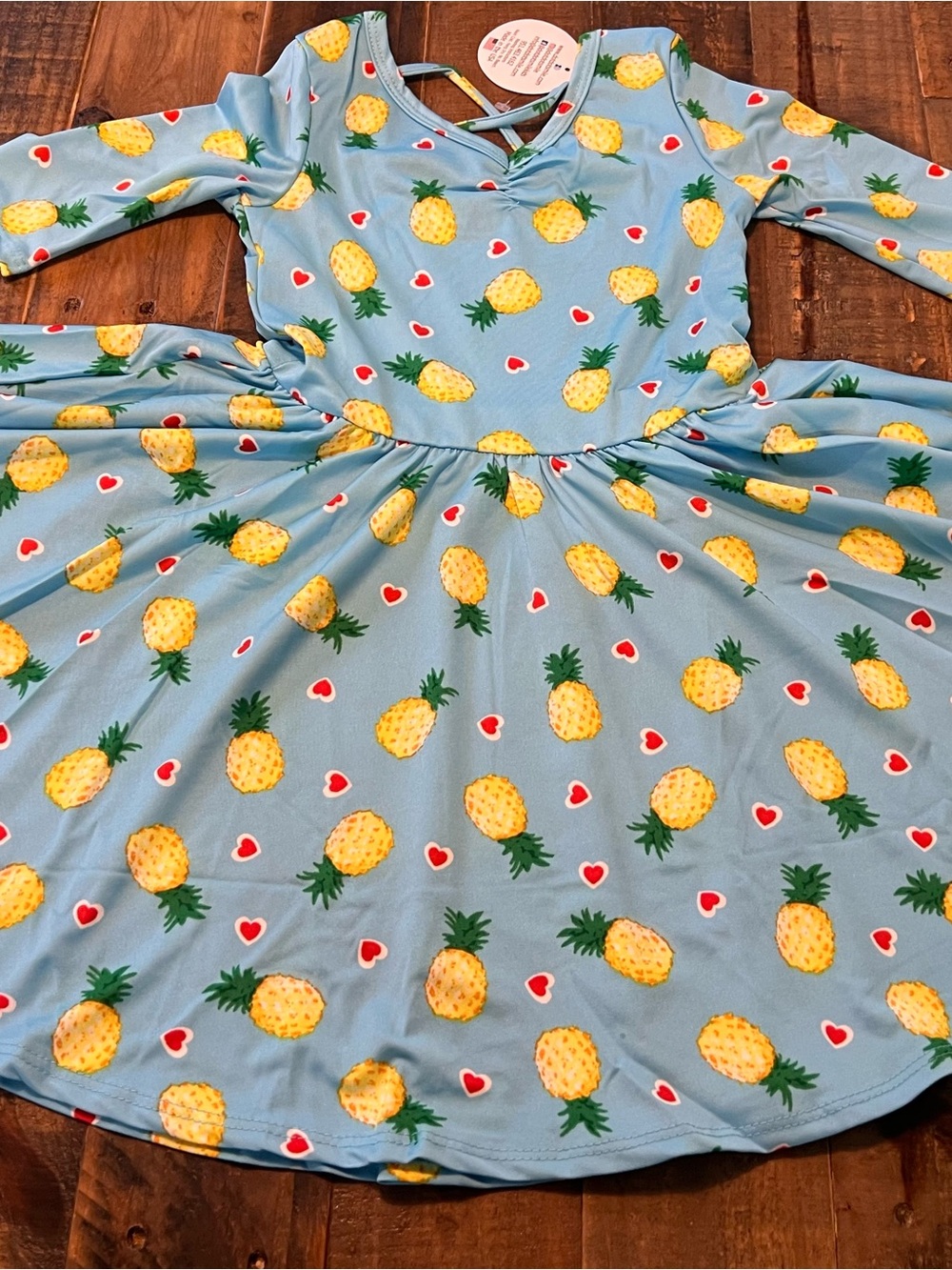 Dot Dot Smile size 5/6 girls pineapple Ballerina twirl dress new